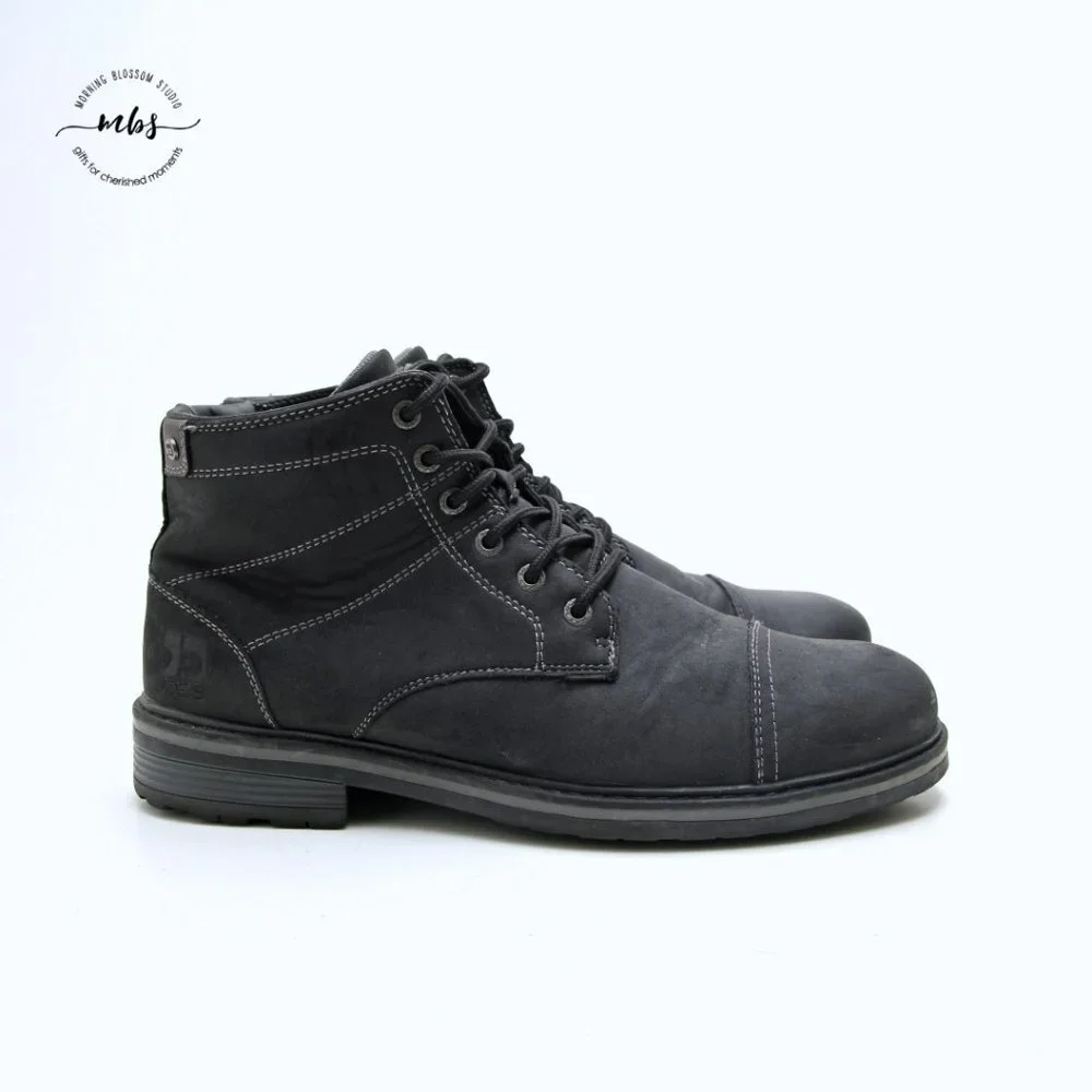 Joe’s Jeans Pop n Cap High Top Boots in Black‎ Men Size 9.5